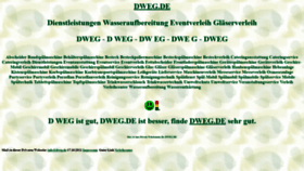 What Dweg.de website looked like in 2021 (4 years ago)