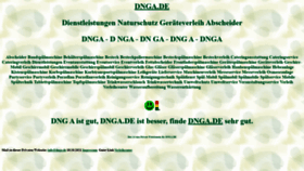 What Dnga.de website looked like in 2021 (2 years ago)