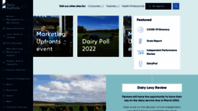 What Dairyaustralia.com.au website looked like in 2021 (2 years ago)