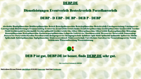 What Debp.de website looked like in 2021 (2 years ago)