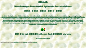 What Dbsd.de website looked like in 2021 (2 years ago)