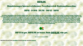 What Diph.de website looked like in 2021 (2 years ago)