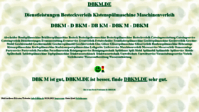 What Dbkm.de website looked like in 2021 (2 years ago)