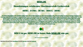 What Dimg.de website looked like in 2021 (2 years ago)