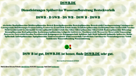 What Dswb.de website looked like in 2021 (2 years ago)