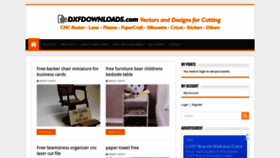 What Dxfdownloads.com website looked like in 2021 (2 years ago)