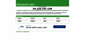 What Dnsyard.com website looked like in 2021 (2 years ago)