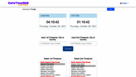 What Datetime360.com website looked like in 2021 (4 years ago)