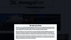 What Donegaldemocrat.ie website looked like in 2021 (3 years ago)