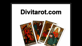 What Divitarot.com website looked like in 2021 (2 years ago)
