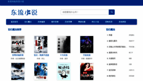 What Dongliuxiaoshuo.com website looked like in 2021 (2 years ago)