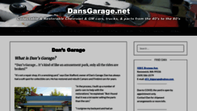 What Dansgarage.net website looked like in 2021 (2 years ago)