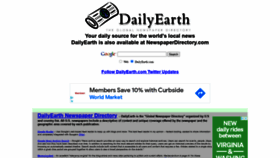 What Dailyearth.com website looked like in 2021 (2 years ago)