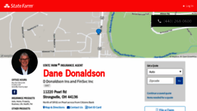 What Danedonaldson.com website looked like in 2021 (2 years ago)