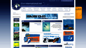 What Dive-international.net website looked like in 2021 (2 years ago)
