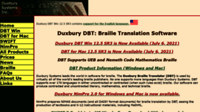 What Duxburysystems.com website looked like in 2021 (2 years ago)
