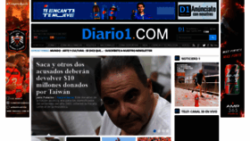 What Diario1.com website looked like in 2021 (2 years ago)