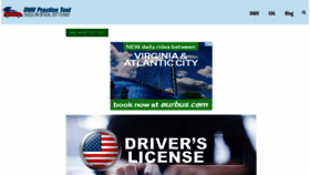 What Dmv-practicetest.com website looked like in 2021 (2 years ago)