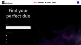 What Duoqueue.net website looked like in 2021 (2 years ago)