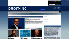 What Droit-inc.com website looked like in 2021 (2 years ago)