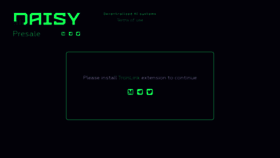 What Daisypresale.com website looked like in 2021 (3 years ago)