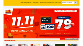What Depobangunan.co.id website looked like in 2021 (2 years ago)