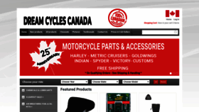 What Dreamcyclescanada.com website looked like in 2021 (2 years ago)