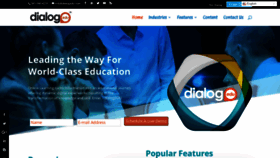 What Dialogedu.com website looked like in 2021 (3 years ago)