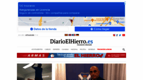 What Diarioelhierro.com website looked like in 2021 (2 years ago)