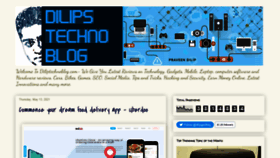 What Dilipstechnoblog.com website looked like in 2021 (2 years ago)