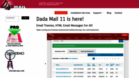 What Dadamailproject.com website looked like in 2021 (2 years ago)