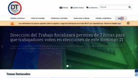 What Direcciondeltrabajo.cl website looked like in 2021 (2 years ago)