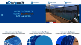 What Distripool.fr website looked like in 2021 (2 years ago)