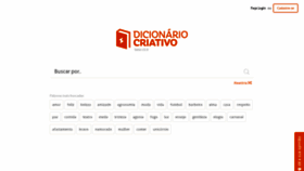 What Dicionariocriativo.com.br website looked like in 2021 (2 years ago)