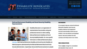 What Disabilityadvocates.net website looked like in 2021 (2 years ago)