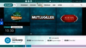 What Diyanet.tv website looked like in 2021 (2 years ago)