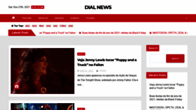 What Dial.news website looked like in 2021 (2 years ago)