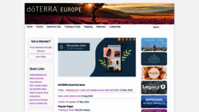 What Doterraeveryday.eu website looked like in 2021 (2 years ago)