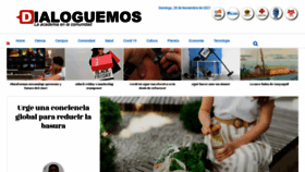What Dialoguemos.ec website looked like in 2021 (2 years ago)