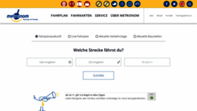 What Der-metronom.de website looked like in 2021 (3 years ago)