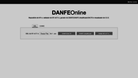 What Danfeonline.com.br website looked like in 2021 (3 years ago)