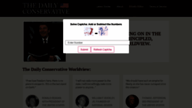 What Dailyconservative.com website looked like in 2021 (2 years ago)