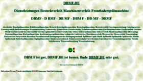 What Dbmf.de website looked like in 2021 (2 years ago)