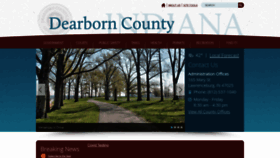 What Dearborncounty.org website looked like in 2021 (2 years ago)