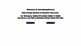 What Drivesnapshot.de website looked like in 2021 (2 years ago)