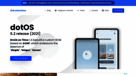 What Droidontime.com website looked like in 2021 (2 years ago)
