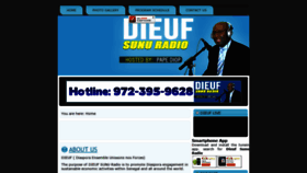 What Dieufsunuradio.com website looked like in 2021 (2 years ago)
