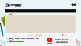 What Dersimis.com website looked like in 2021 (2 years ago)