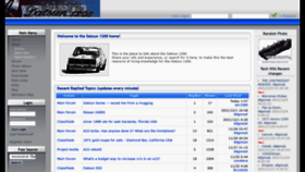What Datsun1200.com website looked like in 2021 (2 years ago)