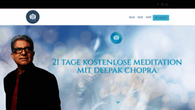 What Deepakchoprameditation.de website looked like in 2021 (2 years ago)